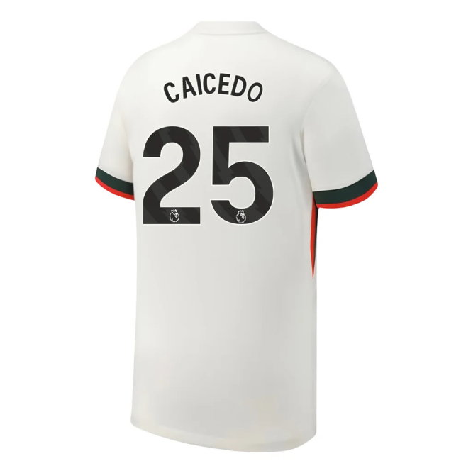 2025-2026 Chelsea Away Shirt (Kids) (Caicedo 25)-SoccerKits Hub | Buy Soccer Jerseys Online